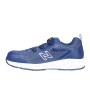 New Balance Logic BOA S1 PL Sicherheitsschuh, marine-gelb, mit BOA Fit System.