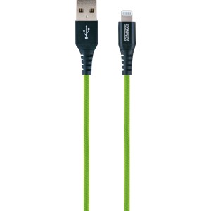 Giftgrünes Apple Lightning Sync & Ladekabel, 1,2 m, für iPhone, iPad und iPod.