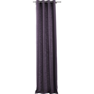 Mydeco Ösenschal Balance in Brombeere, 300x135 cm. Blickdichter Fenstervorhang mit Ösen.