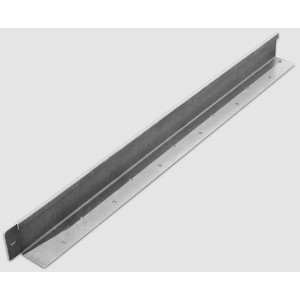 L-Rasenkante, gerade, Blank-Light Rost-Braun, 121x5cm, zur Abgrenzung von Rasenflächen und Beeten.