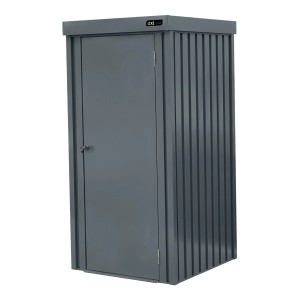 Axi Gartenschrank Hector Premium 1300 l aus Metall in Anthrazit.