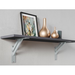 Verzinkte Metall-Konsole 30x30cm zur Montage von Regalböden.