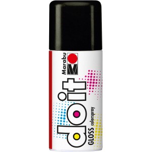 Marabu do it Colorspray Gloss Glanz-Schwarz 472 150 ml