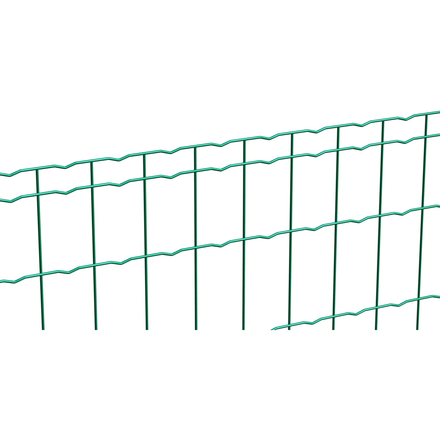 Grünes Schweißgitter von Alberts Fix-Clip Pro, 81 cm hoch, für Zaunbau & Sichtschutz.