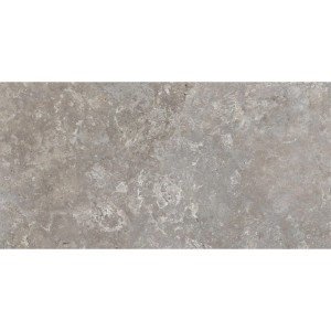 Feinsteinzeugfliese Camarque Gris, 60x120 cm, glasierte Bodenfliese in Natursteinoptik.