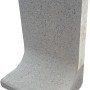 Grauer EHL L-Stein, 60x40x30 cm, zur Beet- und Raseneinfassung im Garten.