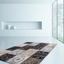 Vintage Teppich Vecchia 1110 Silber, 160x230 cm, mit Patchwork-Design im modernen Wohnraum.