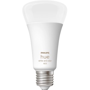 Philips Hue E27 LED Lampe, White & Color Ambiance, 1600 lm, 1er Pack. Smarte Beleuchtung für Ihr Zuhause.