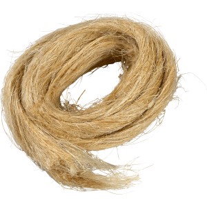 Brauner Dichtungshanf, 8 g, für Sanitär- und Heizungsinstallationen zur zuverlässigen Abdichtung.