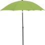 Grüner Siena Garden Marktschirm, Ø 180 cm, mit Handöffner für Balkon und Garten.
