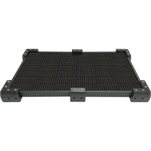 Schwaiger Wandmontage-Set, 6-teilig für Solaranlagen-Panele, mit Eck- und Seitenhalterungen.
