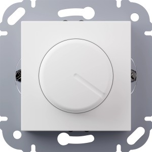 Weißer Dimmer Universal Vilma für Unterputzmontage, Schalter & Taster.