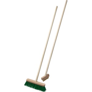 Besen und Unkrautbürste Set 2-fach sortiert