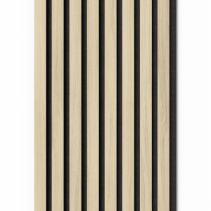 Denpanels Akustikpaneel Acu-Line Eiche Hell auf Melamin Filz 240 cm