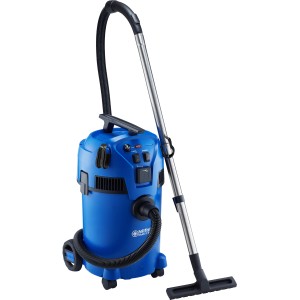 Nilfisk Nass-Trockensauger Multi II 30 T: Blauer Staubsauger mit Zubehör für Haus, Werkstatt und Auto.