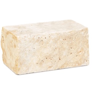 Mauerstein Travertin Ivory Classic getrommelt 15x20x35 cm