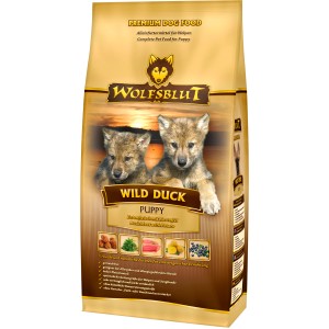 Wolfsblut Wild Duck Puppy Trockenfutter mit Ente und Kartoffel, 2kg Sack.
