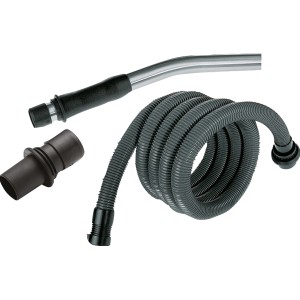 Nilfisk Schlauch-Set, 3-teilig: Saugschlauch, gebogenes Handrohr und Adapter für Staubsauger.