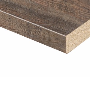 Kaindl Arbeitsplatte Laramie Pine, 60 cm breit, Holzdekor, abgerundete Kante.