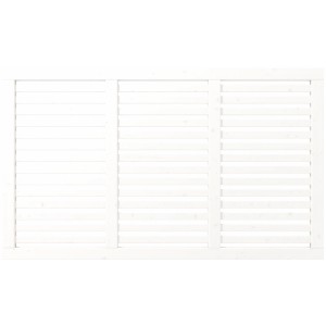 Plus Holz Sichtschutzzaun Harmoni Nadelholz Weiß 180 cm x 107 cm