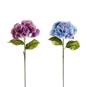 Mica Decorations Kunstpflanze Hortensie, blau und violett, 83cm hoch.