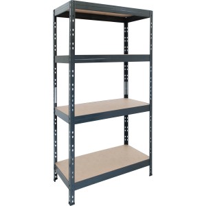 Ar Shelving Schwerlast-Steckregal, 180x75x35cm, 4 Böden, Anthrazit, ideal für Lagerung.