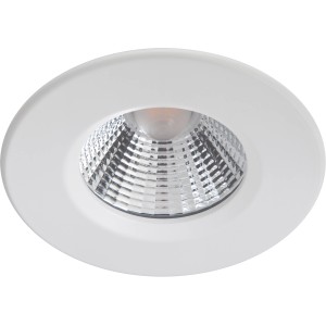 Weißer, runder Philips LED-Einbauspot Dive SL261, 5,5W, 2700K, IP65.
