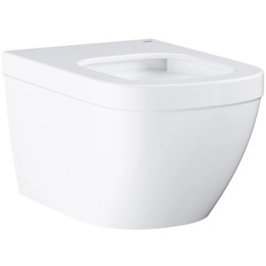 Grohe Wand-WC Euro Keramik, spülrandlos, Alpinweiß. Tiefspüler für moderne Bäder.