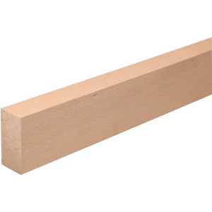 Rohe FN Neuhofer Flachleiste aus Buche, 29x60x950 mm, ideal für Bastelarbeiten.