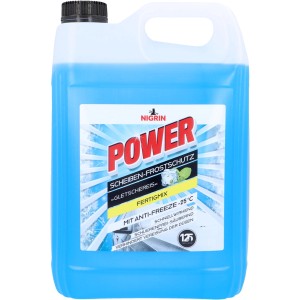 Nigrin Power Scheiben-Frostschutz Fertigmix -25°C, 5l Kanister, blaue Flüssigkeit.