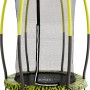 EXIT Tiggy Junior Trampolin, schwarz-grün, Ø140cm mit Sicherheitsnetz für Kinder von 3-5 Jahren.