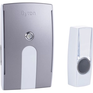 Smartwares 3-in-1 Funk-Türklingel Set mit Klingeltaster und Empfänger.