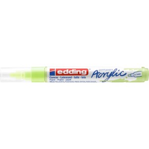 Edding 5100 Acrylmarker medium in Pastellgrün, Strichbreite 2-3 mm.