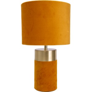 Näve Tischleuchte Bordo Braun-Gold 32 cm