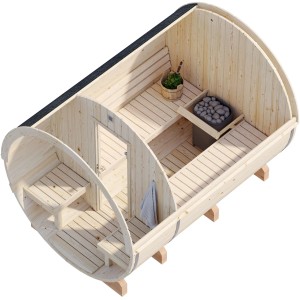 Palmako Sauna Anita Naturbelassen 220 cm x 290 cm