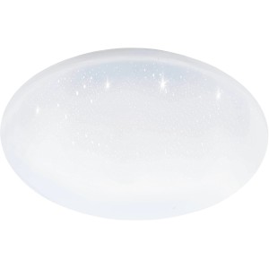 Weiße Eglo LED Deckenleuchte Totari-Z mit Kristalleffekt, 4 x 4,8 W.