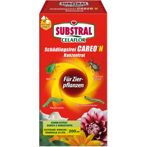 Substral Celaflor Schädlingsfrei Careo N Konzentrat für Zierpflanzen, 200ml Flasche.