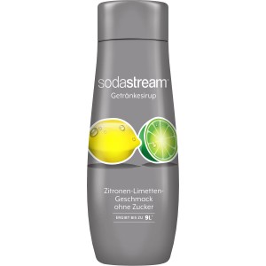 Sodastream Sirup Zitrone-Limette zuckerfrei, 440ml Flasche für bis zu 9L Getränk.
