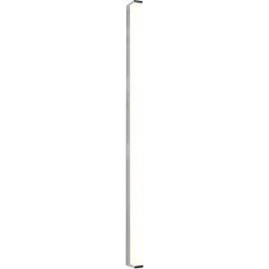 Schmale, chromfarbene Trio LED Bad-Wandleuchte Fabio, 120 cm lang.