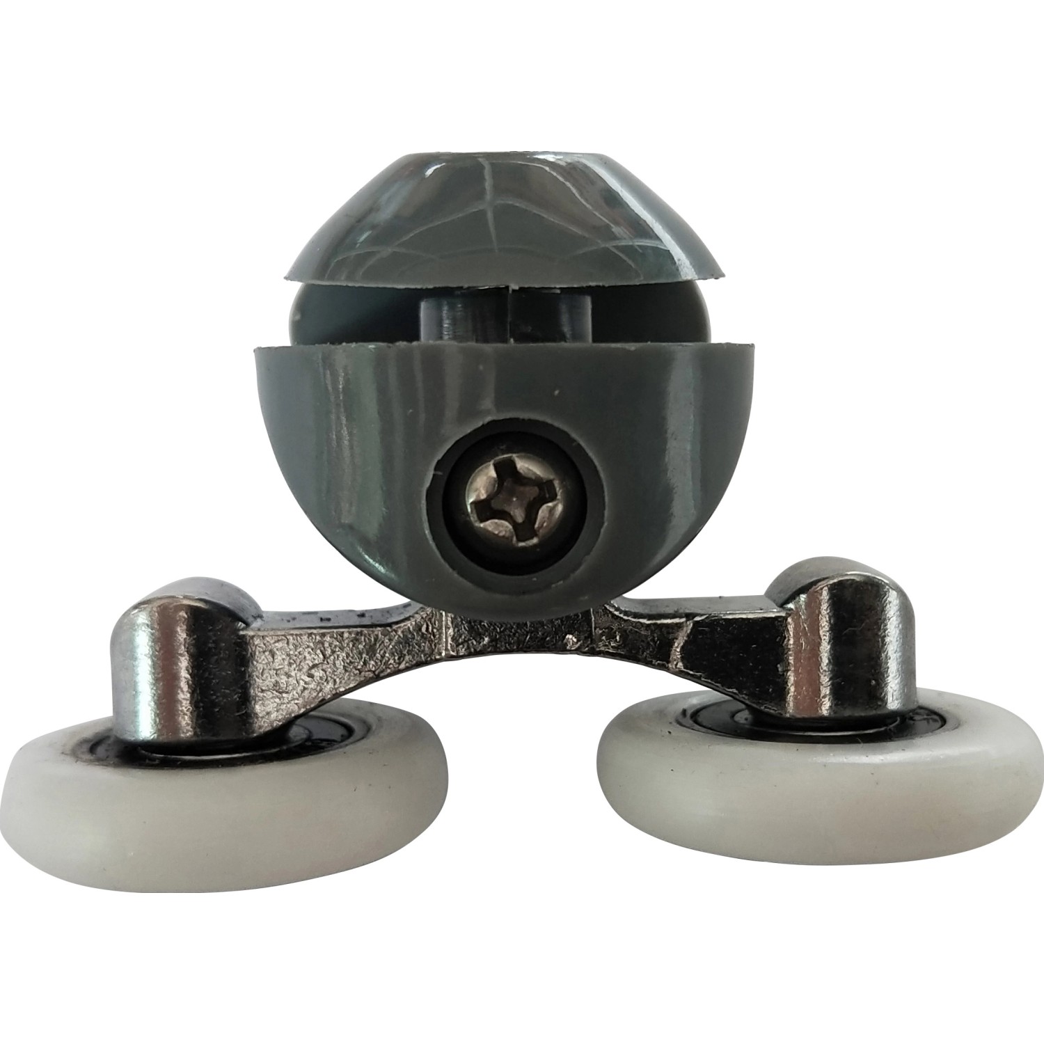 Doppelrolle für Duschkabinen (4er-Set) für 4-5 mm Glasstärke.