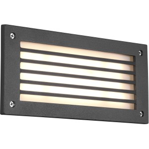 Trio LED-Wandleuchte Hardey 108 mm x 241 mm x 40 mm Anthrazit