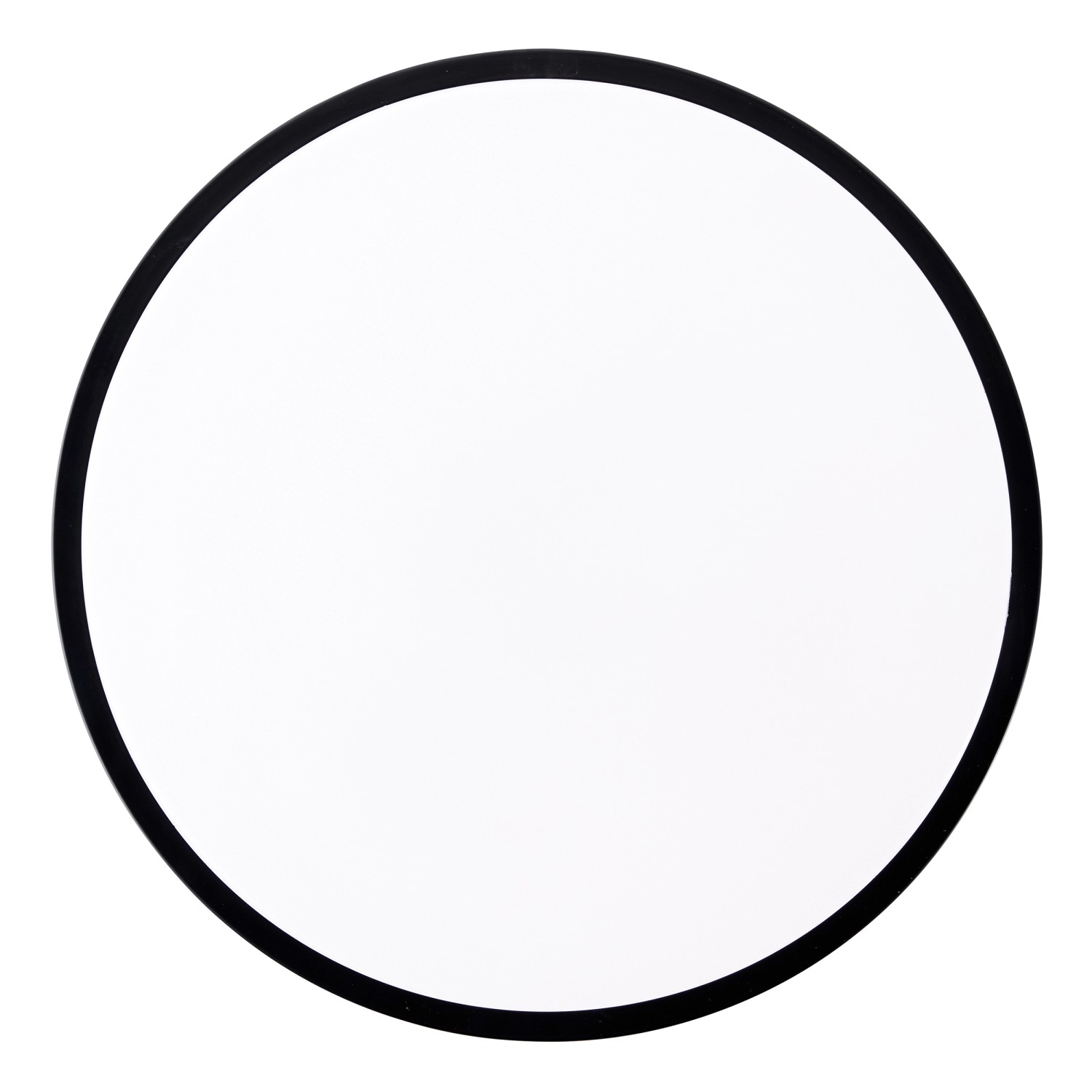 Smarte LED-Deckenleuchte Vadin, schwarz-weiß, Ø 33cm. Moderne Lampe mit einstellbarer Lichtfarbe und Fernbedienung.