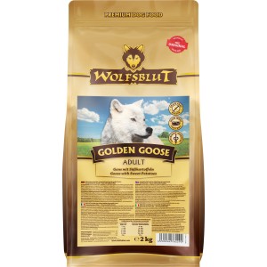 Wolfsblut Golden Goose Hunde-Trockenfutter, Gans & Süßkartoffel, 2kg Sack.