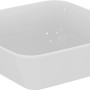 Ideal Standard Connect Air Handwaschbecken, 40x40 cm, Weiß, ohne Hahnloch/Überlauf.