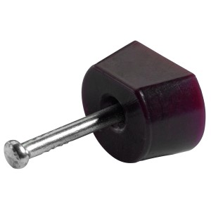 Hettich Bodenträger braun mit Nagelstift für Möbelausstattung.