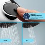 Grohe Vitalio Comfort 110 Brausegarnitur: Hand betätigt SmartSwitch, Rain- und Jet-Strahl im Vergleich.