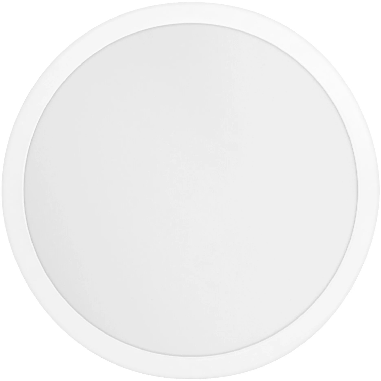 Weiße, runde Ledvance Smart+ WiFi Einbauleuchte Surface Downlight, Durchmesser 40 cm.