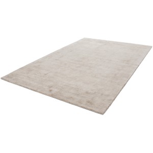 Kayoom Kurzflorteppich Luxury in Elfenbein-Taupe, 200x290 cm. Teppich aus Polypropylen mit Baumwollrücken.