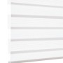 Gardinia Easyfix Doppelrollo, 90x220 cm, weiß. Lichtdurchlässiges Rollo mit Streifen.