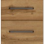 Held Möbel Midischrank Florenz, 30 cm breit, Wotaneiche Dekor für Bad-Hängeschrank.